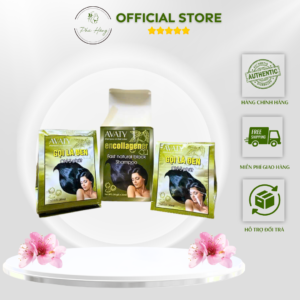 Dầu Gội NHUỘM TÓC PHỦ BẠC AVATY Thảo Dược - Hộp 10 Gói TINH CHẤT NHUỘM TÓC THẢO DƯỢC