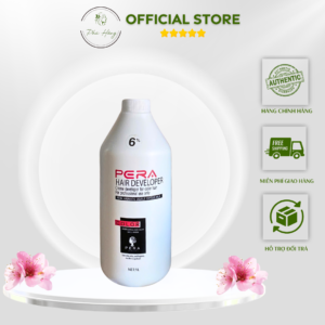 Oxy Trợ Nhuộm Tóc PERA 1000ml Hương Bạc Hà (3%, 6%, 9%, 12%)