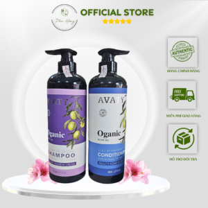 Cặp Gội - Xả Avaty Oganic Olive Oil Phục Hồi Hư Tổn Ngăn Rụng Tóc 800ML