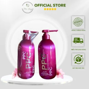 Cặp dầu gội xả PPC Keratin Repair 750ml Phục Hồi Hư Tổn
